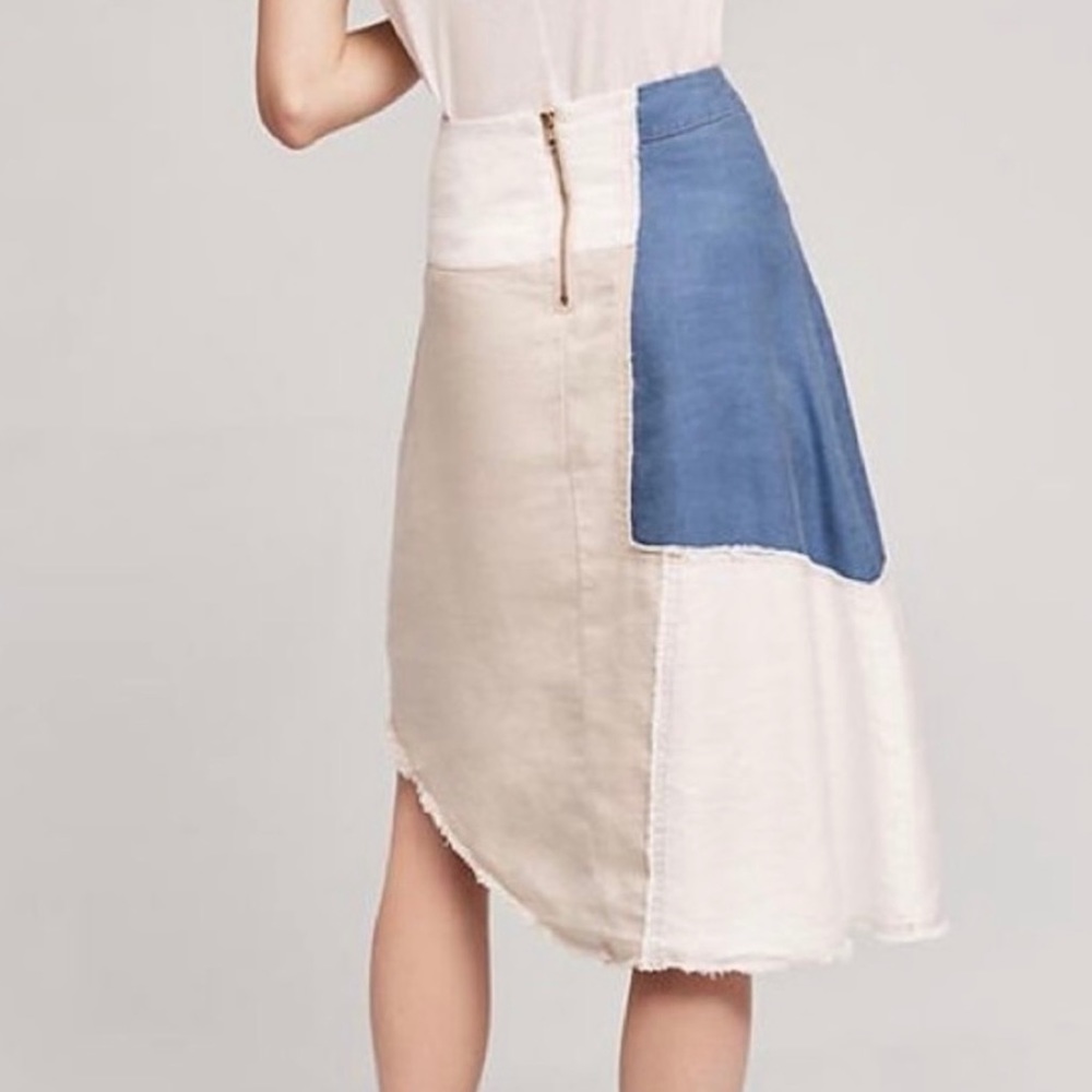 🍂Anthropologie Asymmetrical Skirt - Picture 2 of 5